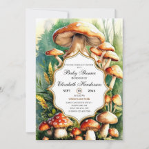 Boho Magic Mushroom Baby Shower