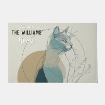 Boho Maine Coon Katt Ny Hem Uppvärmning