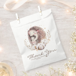 Boho Mamma och Baby Hedgehog Baby Shower Tack