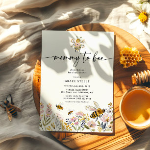 Boho Mamma-på-väg Baby Shower Inbjudningar