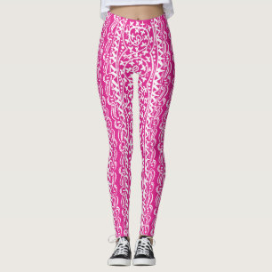 Boho Mandala Flower & Löv Summer Leggings
