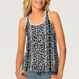 Boho Mandala Flower & Löv Tanktop