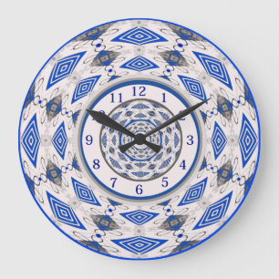 Boho Mandala Large Clock Stor Klocka