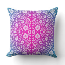 Boho Mandala Rosa & Lila Kastkudde
