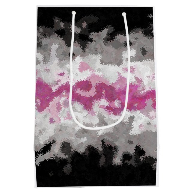 Boho marmorerad abstrakt Librafeminine stolthetsfl (Baksidan)