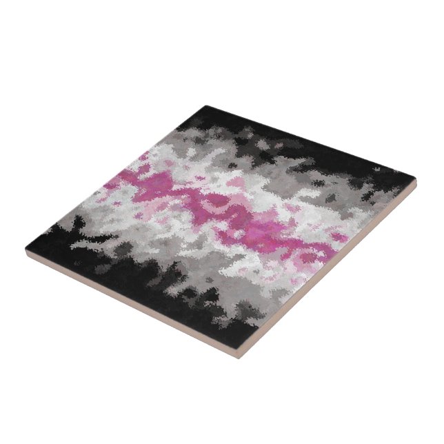 Boho marmorerad abstrakt Librafeminine stolthetsfl Kakelplatta (Sidan)