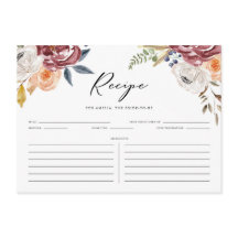 Boho Marsala Autumn Flowers Möhippa Recipe