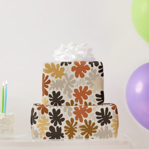 Boho Matisse Blommönster Presentpapper