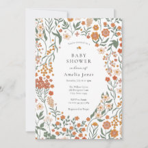 Boho Meadow WildblomBaby Shower