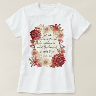 Boho, men sök först hans kungliga bibel Verse T Shirt
