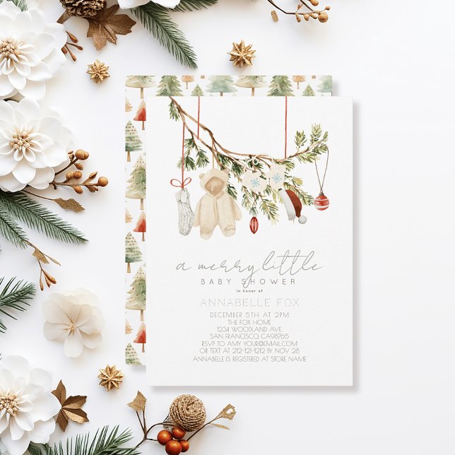 Boho Merry Little Barnkläders Tvätt Baby Shower Inbjudningar (Skapare uppladdad)