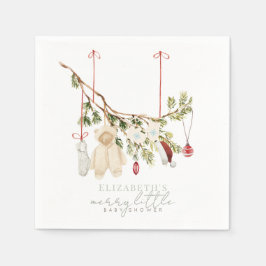 Boho Merry Little Barnkläders Tvätt Baby Shower Pappersservett