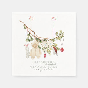 Boho Merry Little Barnkläders Tvätt Baby Shower Pappersservett