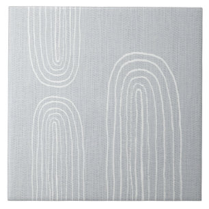 Boho Mid Century Chic Rainbow Kakelplatta