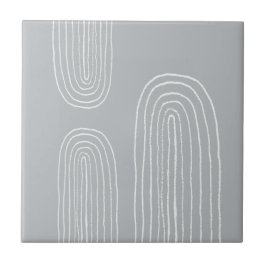 Boho Mid Century Chic Rainbow Kakelplatta