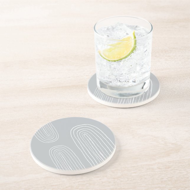 Boho Mid Century Chic Rainbow Underlägg (Sidan)