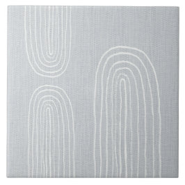 Boho Mid Century Chic Regnbåge Kakelplatta