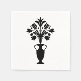 Boho Mid Century Flower Pot Pappersservett