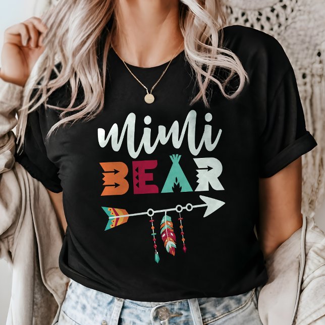 Boho Mimi Bear Mormor T Shirt (Skapare uppladdad)