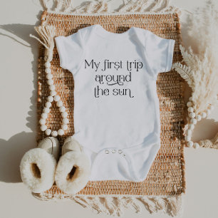 Boho min första Resa runt Sol Baby-dräkten T Shirt