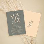 Boho Minimal Sage Grönt Löv Monogram Bröllop Inbjudningar<br><div class="desc">Denna elegant och minsta bröllopsinbjudan är perfekt för sommar- och vår-säsongerna. Den har modern löv-linjekonst med enkel monogramtypografi. Färg omfattar grönt och krämbeige. Det är contemporary, bohemi, rustik och enkel perfekt för att imponera på dina gäster. ***VIKTIG DESIGN-ANMÄRKNING: Om du vill ha en anpassad design-begäran, t.ex. matchningsprodukter, färg-ändringar, placeringsändringar eller...</div>