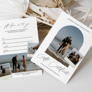 Boho Minimal Snapshot Photos Fotography Gift Card