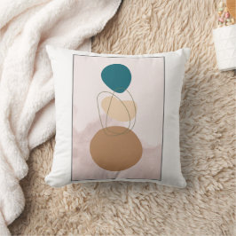 Boho Minimalist Dekorativ kudde - mjuk Neutralt To