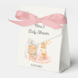 Boho Minimalist Nursery Girl Baby Shower Presentaskar