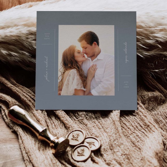 Boho Minimalist Spara datum meddelande-kort Inbjudningar (Skapare uppladdad)