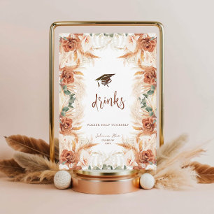 Boho Minimalist Studenten DrinCard