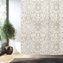 Boho minimalistisk mandala-duschdraperi