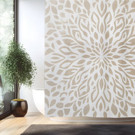 Boho minimalistisk mandala duschdraperi