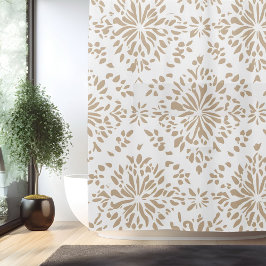 Boho minimalistisk mandala duschdraperi