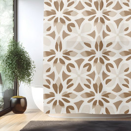 Boho minimalistisk mandala-duschdraperi