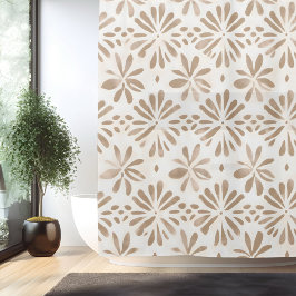 Boho minimalistisk mandala duschdraperi