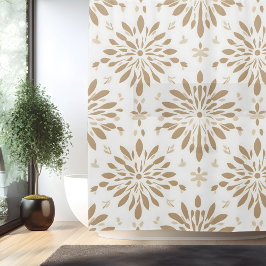 Boho minimalistisk mandala duschdraperi