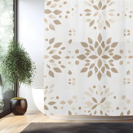 Boho minimalistisk mandala duschdraperi