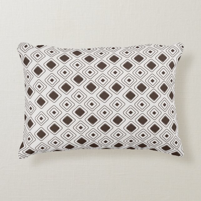 Boho Mjuk Neutral Tribal Geometrisk Aztekisk Mönst Prydnadskudde (Framsidan)