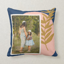 Boho Modern Abstrakt Botanical Blue Anpassningsbar