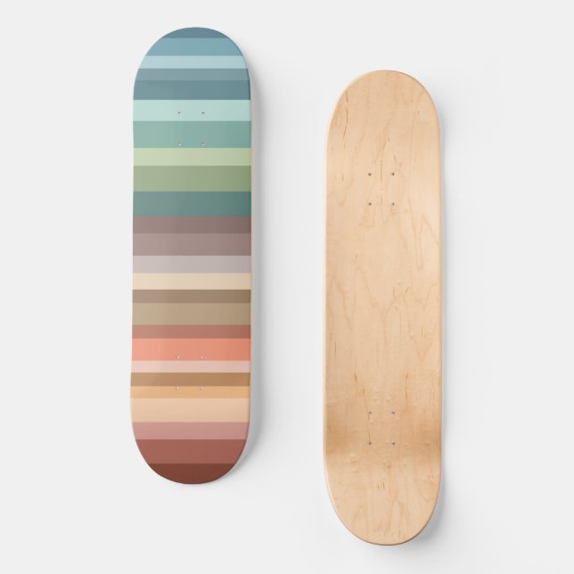 Boho Modern Chic Rand Mini Skateboard Bräda 18,5 Cm (Framsida)
