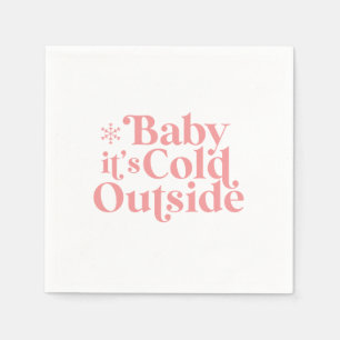 Boho Modern Font Baby Det är Kallet utanför Pappersservett