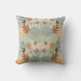 Boho modern geometric wallpaper kudde