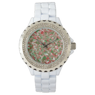 Boho Modern Groovy jul Geometric Mönster Armbandsur