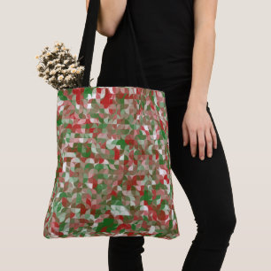 Boho Modern Groovy jul Geometric Mönster Tygkasse