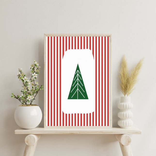 Boho Modern Jul Holiday väggkonst tryck (Skapare uppladdad)
