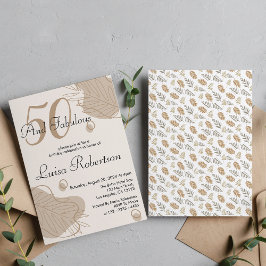 Boho Modern Löv hela födelsedagen Inbjudningar