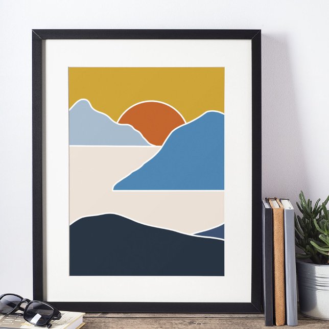 boho modern väggkonst Skriv ut (boho modern wall art Print)