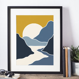 boho modern väggkonst Skriv ut, Poster Pappert