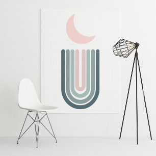 Boho modern väggkonst Skriv ut, Poster Pappert