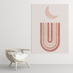 boho modern väggkonst Skriv ut, Poster Pappert
